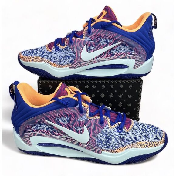 Nike KD 15 Napheesa Collier Royal Glacier Blue Orange DC1975-400 Mens Size 11